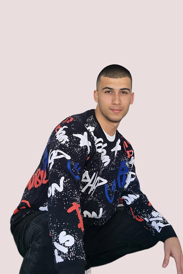 Sudadero Hip Hop London Black